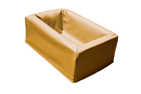 Motricité - Module de Motricité Enfant - Module de rangement nid à balles en mousse pvc abricot