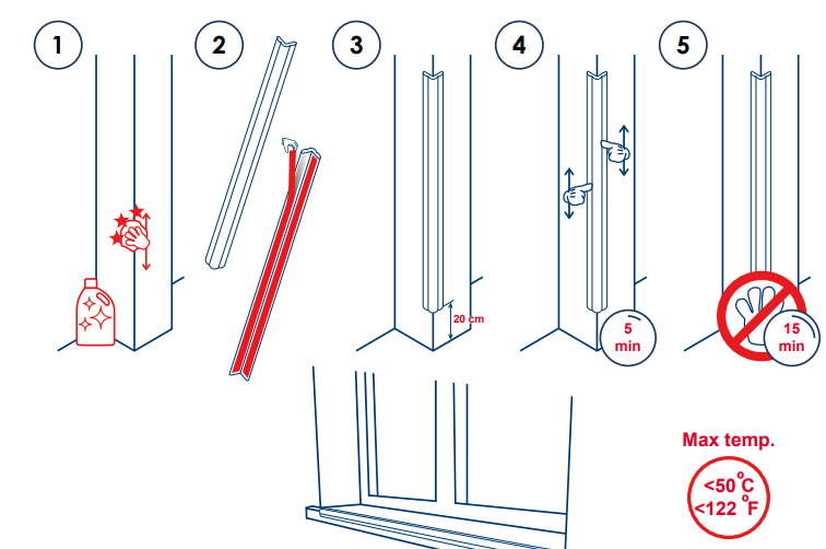 LOT de 5 protection d'angle de mur pour créche et école maternelle