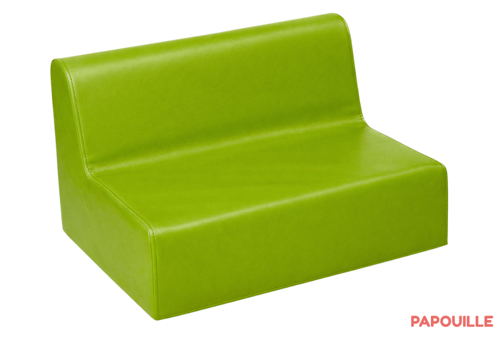 Banquette enfant 2 à 3 places en mousse pvc h. 17cm sauzon