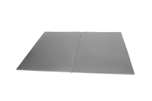 Motricité - Tapis de motricité bébé et enfant - Tapis d'évolution en mousse pvc pliant 200x150x2cm Gris