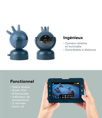 Médical et Prévention - Écoute Bébé - Babyphone rotatif Video Yoo Master 