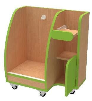 Change debout ergonomique - crèche vert