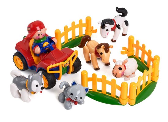 Jouets - Figurines - Quad Figurine et animaux tolo