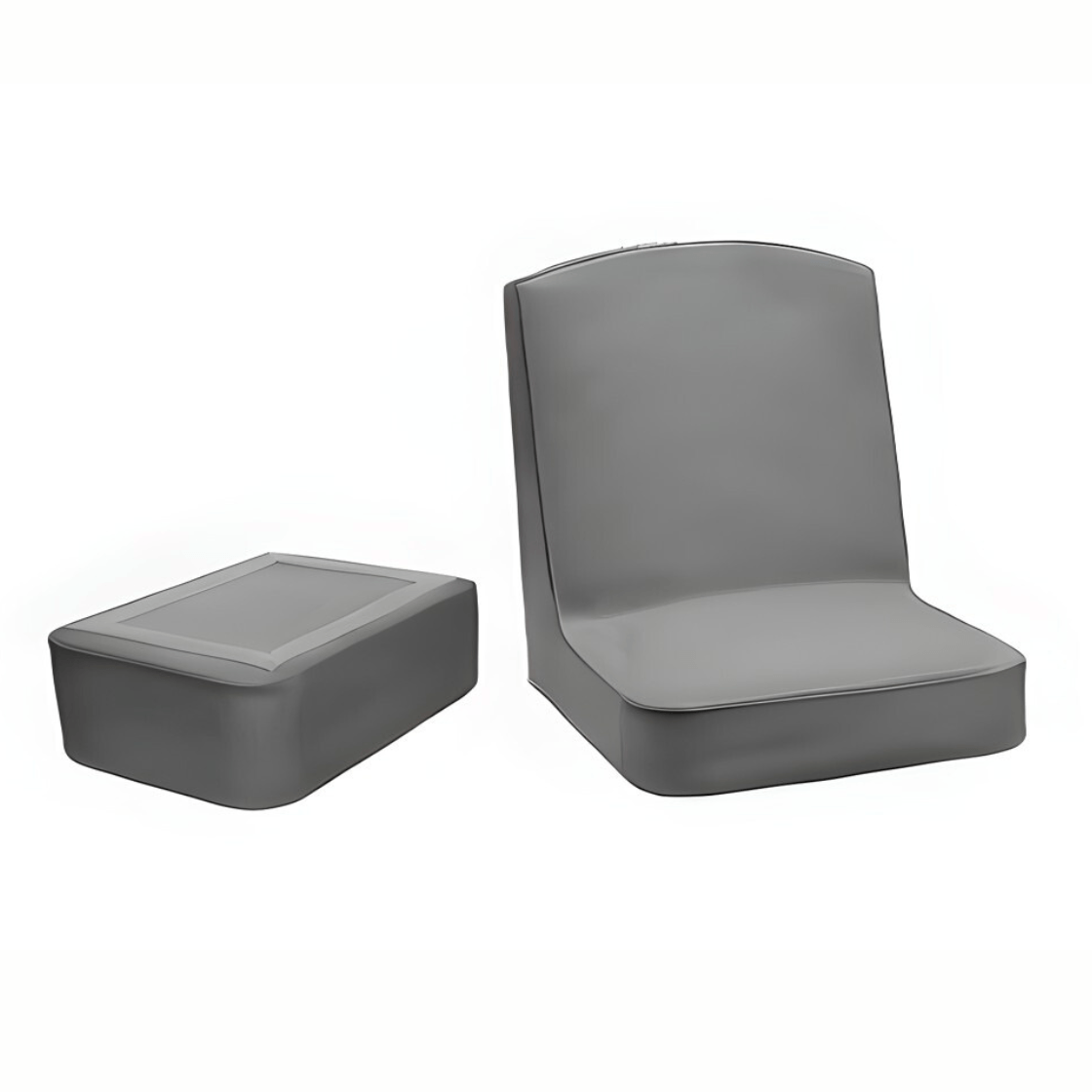 Siège au sol adultes imperméable avec rehausseur gris 