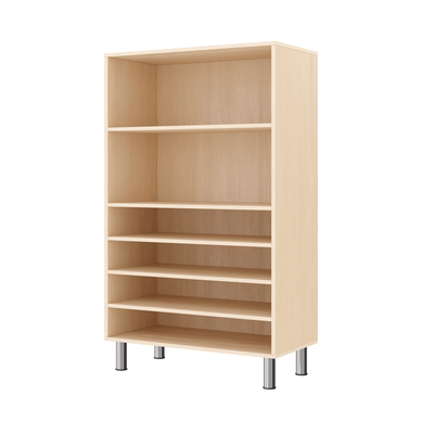 Mobilier - Meuble de rangement scolaire - Armoire de rangement 6 cases avec pieds réglables - Pam