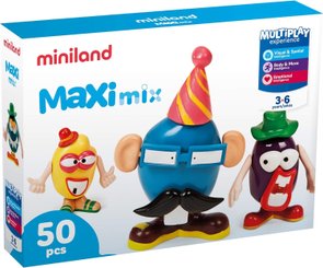 Jouets - Jouets à Empiler ou à Encastrer - Maximix (50 pieces) assemblage 