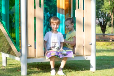 Mobilier - Cabane enfant - Cabane de jeu colorée extérieur