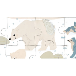 Jeux - Jeux Éducatifs et Puzzle - Puzzle tactile 20 pièces - Animaux polaires