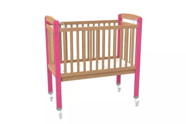 Couchage - Lit Crèche en Bois bébé, enfant - Lit crèche évacuation - sans matelas - 120 x 60 cm