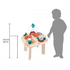 Jouets - Jouets à Empiler ou à Encastrer - Table d'activités dinosaure 