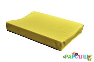 Change - Matelas à Langer - Matelas à langer incurvé galbé 50 x 70 cm en mousse pvc jaune