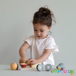 Jouets - Jouets d'Imitation et d'Imagination - Fruit à découper en bois
