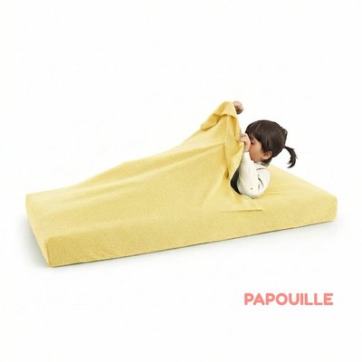 Couchage - Linge de Lit Bébé, Enfant  - Combi drap éponge portefeuille 60 x 120 cm paille