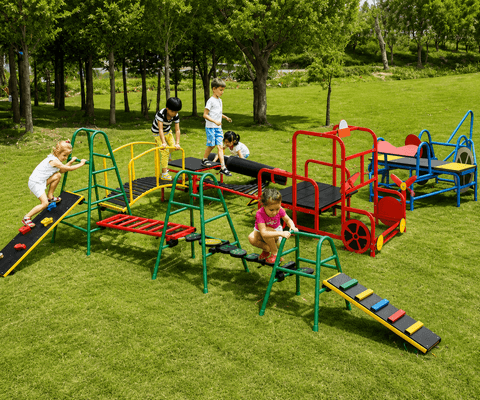 Mobilier - Aire de jeux et structure extérieure - Ensemble de Modules de Jeux Extérieur