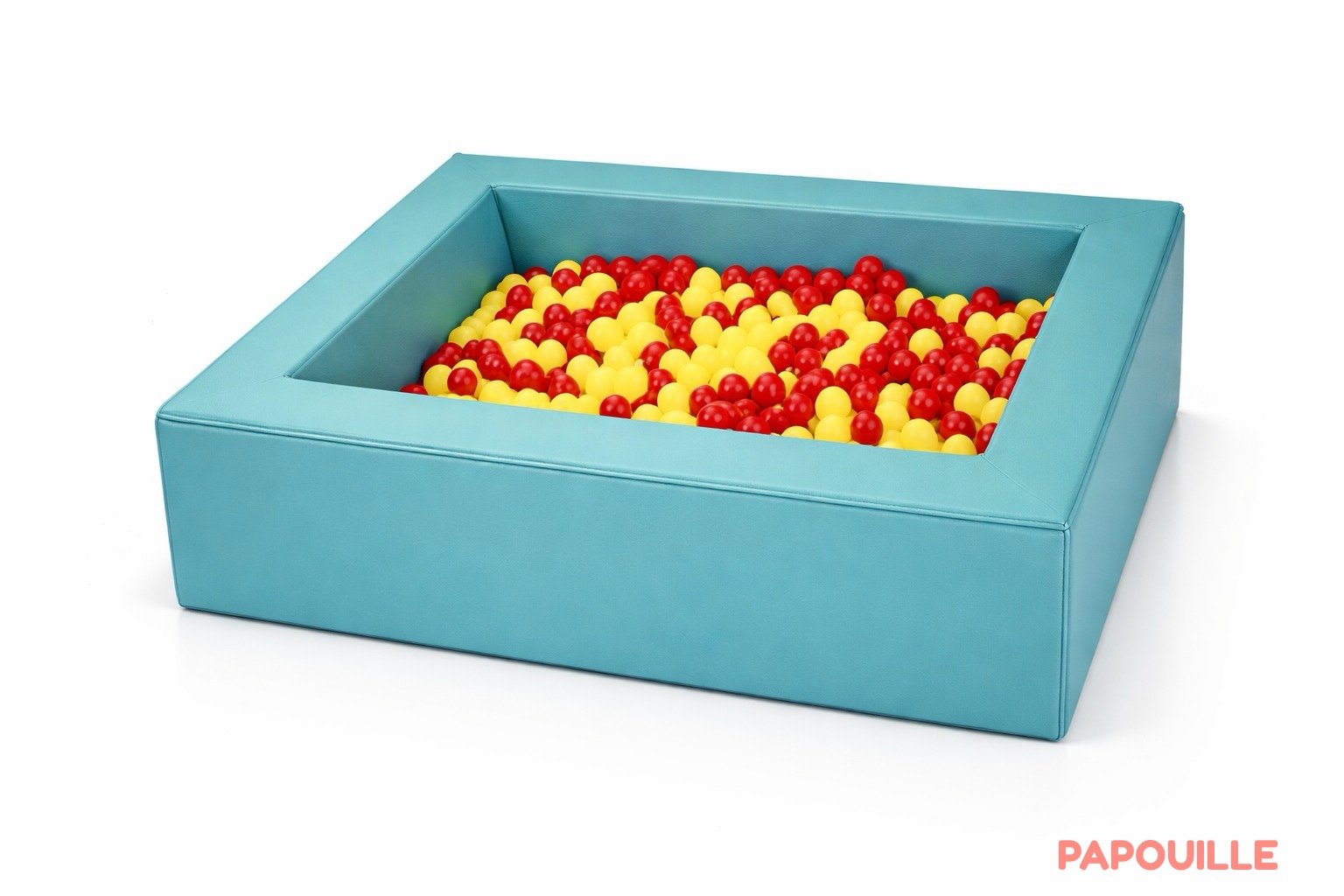 Piscine à balles en mousse revêtement pvc 140 x 140 cm