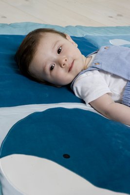 Jouets - Tapis et Jeux d'Éveil, Portiques d'Activité - Tapis d'éveil réversible 1 x 1 m pour deux ambiances différentes