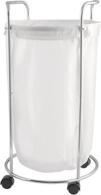 Change - Matériels de nettoyage - Panier à linge rond sur roulettes – 50 L