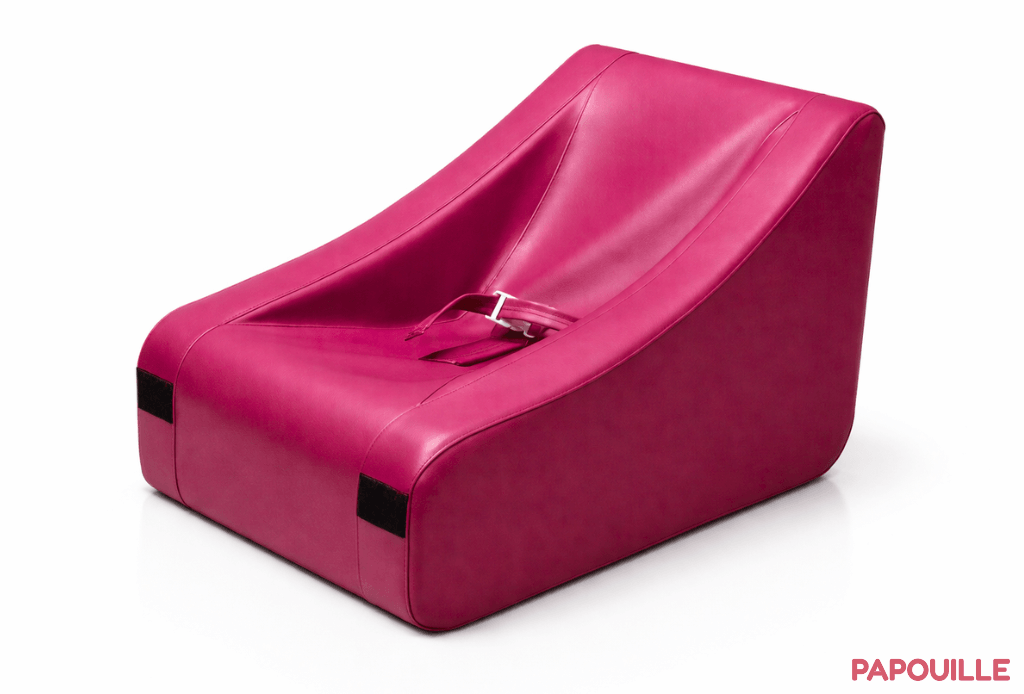 Transat sans armature en mousse pvc avec fuchsia