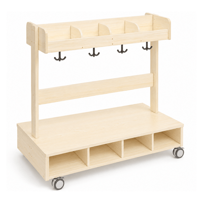 Mobilier - Banc vestiaire & Porte Manteaux - Vestiaire 8 rangements à roulettes - Lola