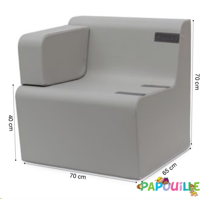 Fauteuil individuel allaitement 1 accoudoir