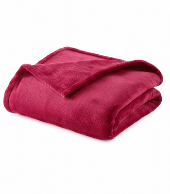 Couchage - Couverture de Lit Enfant - Couverture polaire - 250g/m² - 100x150 cm - Fuchsia