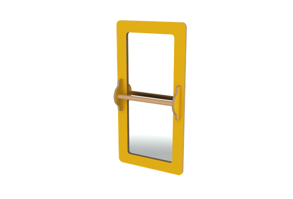 Mobilier - Chevalets et Miroirs  - Miroir avec barre de maintien