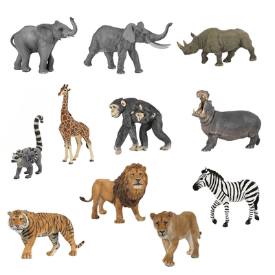 Jouets - Figurines - Lot n°4 11 figurines animaux sauvages (figurines papo)