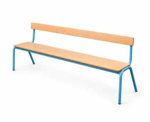 Mobilier - Banc vestiaire & Porte Manteaux - Banc avec dossier mélaminé 160 cm - T1