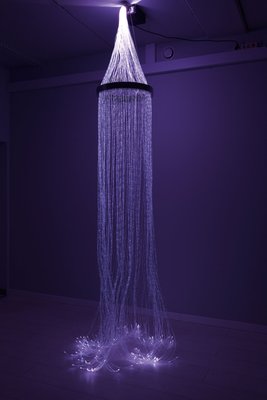 Motricité - Eveil Sensoriels et Tactiles - Lustre à fibres optiques - 150 fibres
