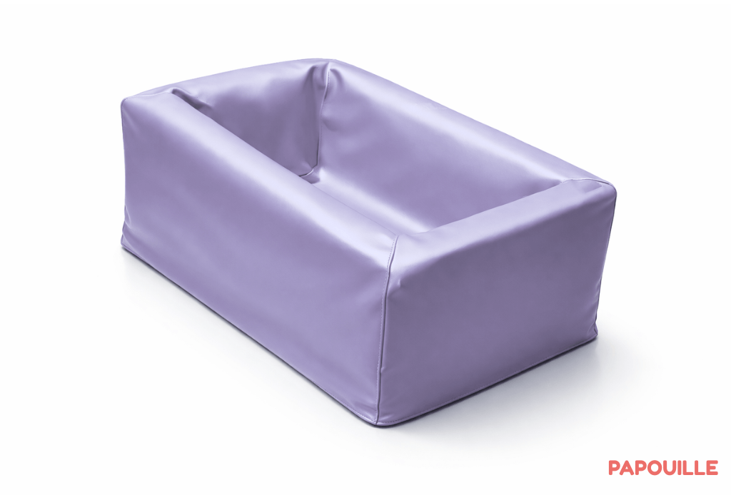 Module de rangement nid à balles en mousse pvc parme