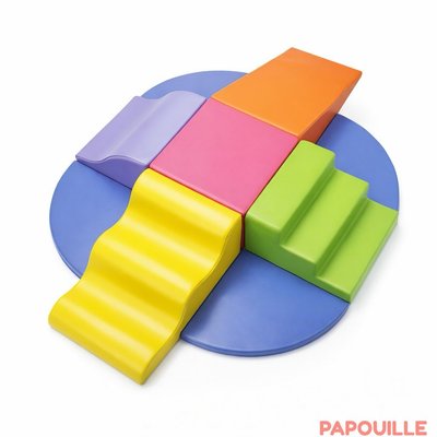Motricité - Parcours de Motricité Crèche - Kit de modules tipas essentiel en mousse v2