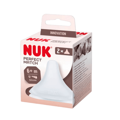 Repas - Accessoires pour Biberons - 2 tétines en silicone Flow Control - 6m+ - - NUK Perfect match