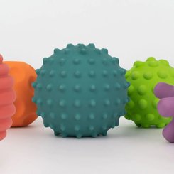 Jouets - Hochets et Jouets Sensoriels - Boules Sensorielles 100 % en caoutchouc