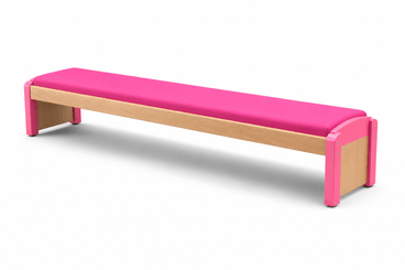 Mobilier - Banc vestiaire & Porte Manteaux - Banc scolaire sans dossier framboise wkc tc