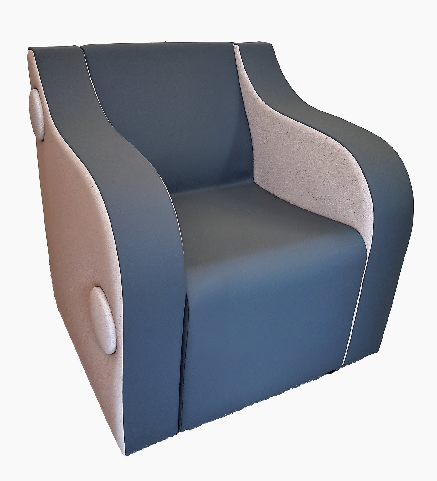 Fauteuil d allaitement ergonomique Gris - Bleu