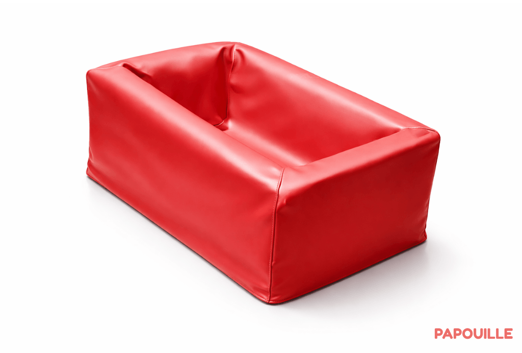 Module de rangement nid à balles en mousse pvc rouge