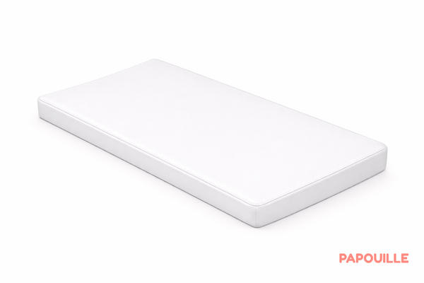Couchage - Matelas Enfant, Plan incliné et Literie Bébé - Matelas confort en pvc 60x120x10 cm blanc
