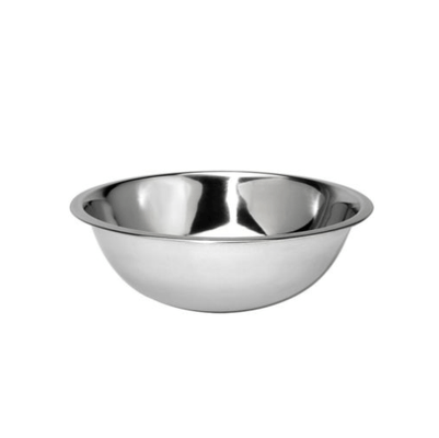 Repas - Raviers, Coupelles et boite de conservation - Saladier inox Ø20xh6cm 1L