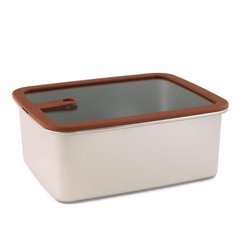 Repas - Raviers, Coupelles et boite de conservation - Boite de conservation - 3.2 L - Inox micro-ondable