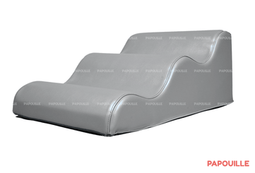 Motricité - Module de Motricité Bébé - Module petite vague marée en mousse pvc h.23 gris