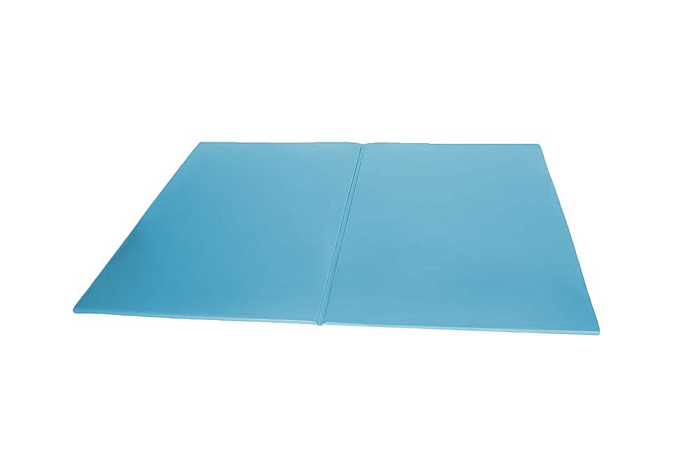 Tapis d'évolution en mousse pvc pliant 200x150x2cm Turquoise