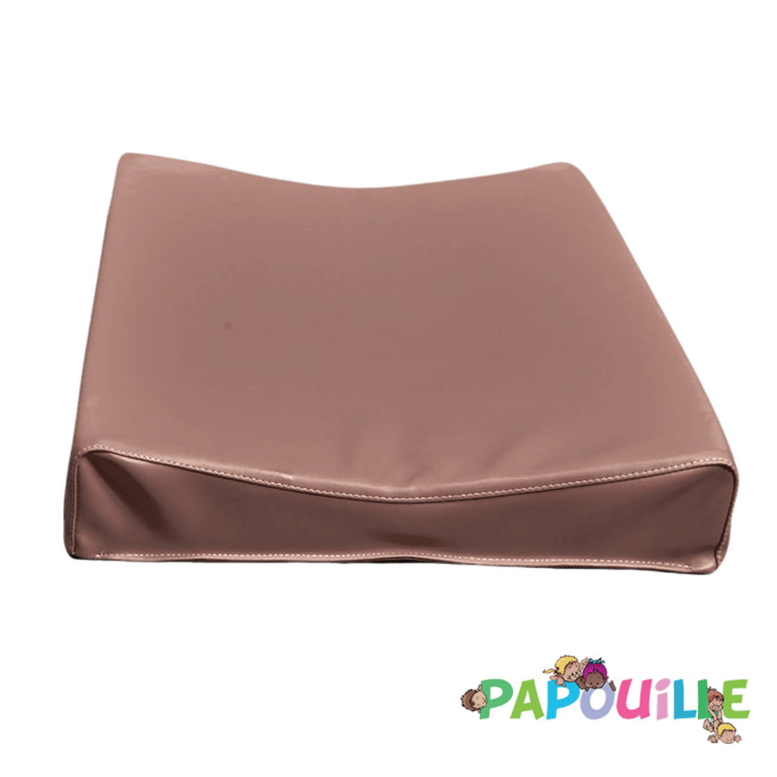 Matelas à langer incurvé galbé 50 x 70 cm en mousse - Chocolat