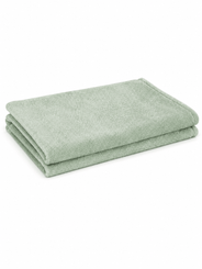 Couchage - Couverture de Lit Enfant - Couverture polaire microfibre vert amande pour couchette 75 x 115cm