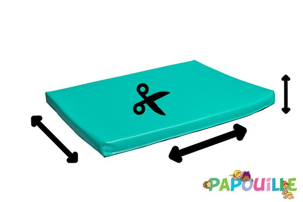 Motricité - Tapis de gym sur mesure - Tapis en mousse sur mesure épaisseur 2cm /m2 malouine