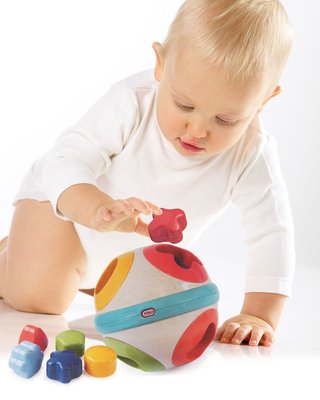 Jouets - Jouets à Empiler ou à Encastrer - Boule à formes - Tolo bio