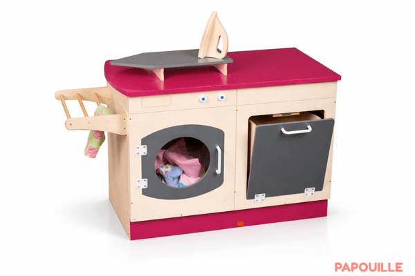 Mobilier - Mobilier de jeux d'imitation - Buanderie bois enfant