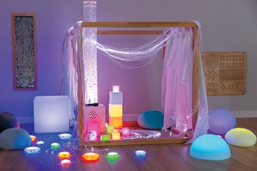 Motricité - Eveil Sensoriels et Tactiles - Fibre optique lumineuse 2 M - 30 fibres
