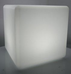 Motricité - Eveil Sensoriels et Tactiles - Cube lumineux sensoriel - LED - 40 cm