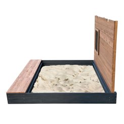 Jeux - Bac à Sable et Accessoires  - Bac à sable XXL avec banc et tableau noir