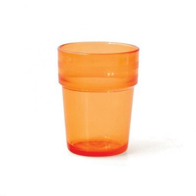 Gobelet empilable copolyester orange 20cl